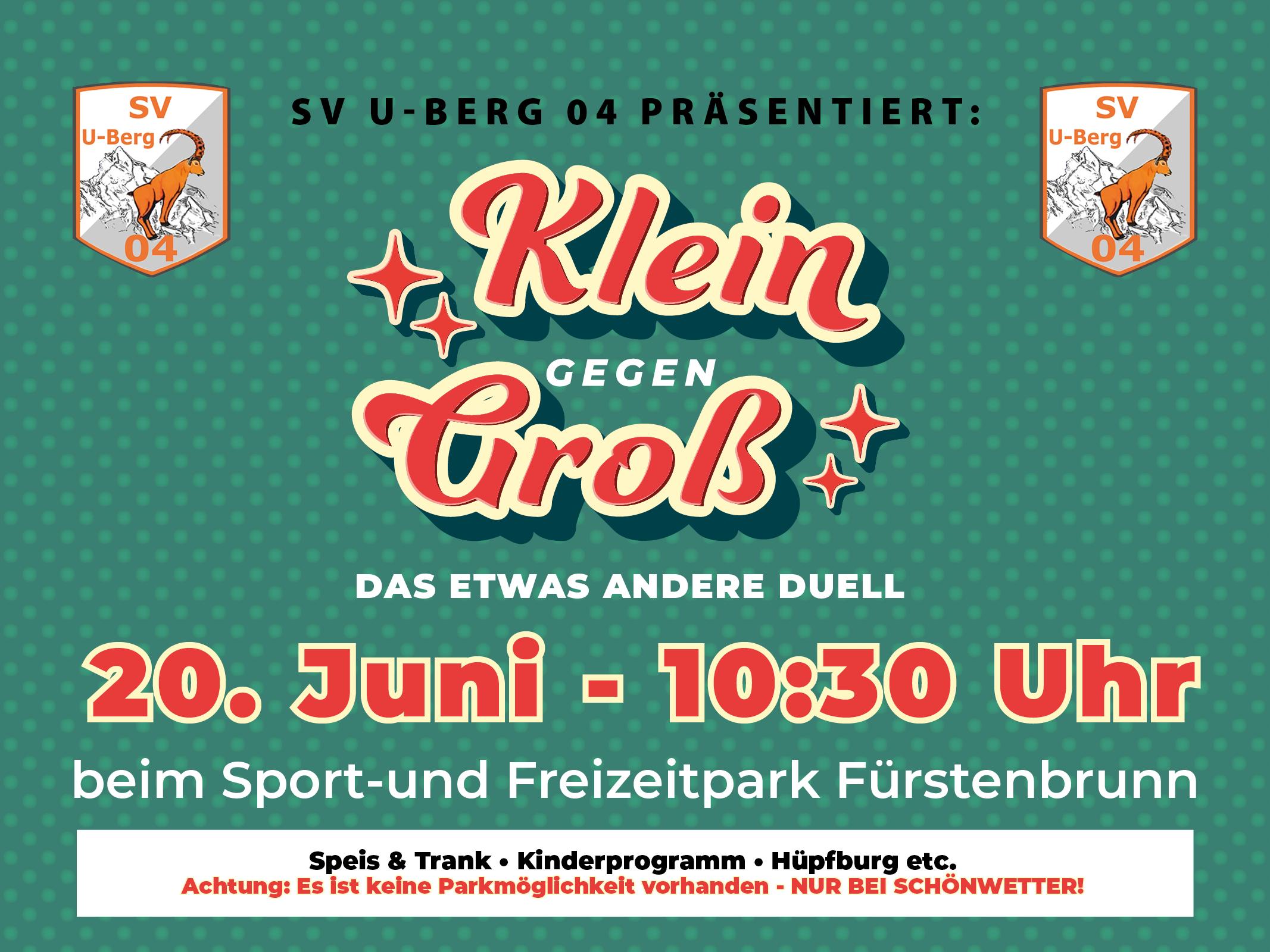 Klein gegen Groß – Fürstenbrunner Entenrennen