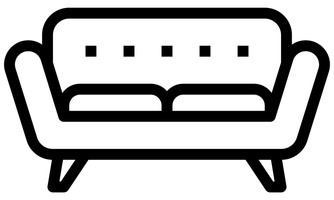 A stylized symbol of a key. It represents access and security.