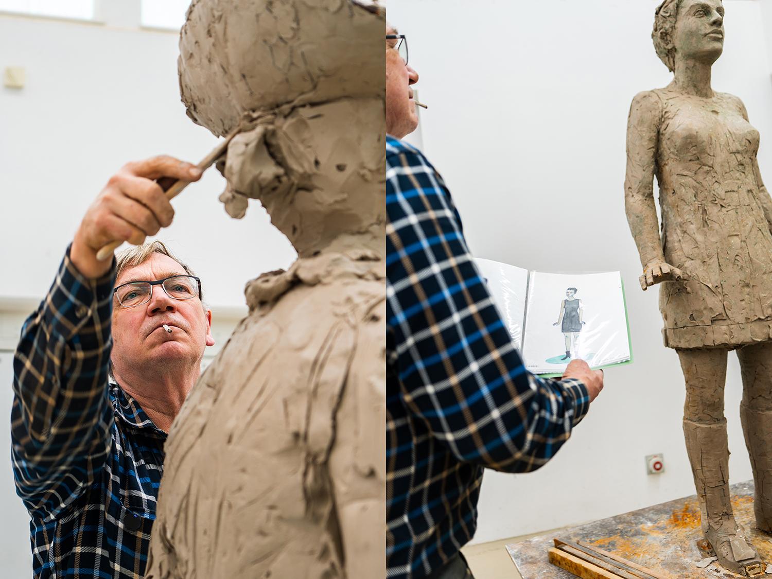Am Residenzplatz – Stephan Balkenhol: Là ci darem la mano
