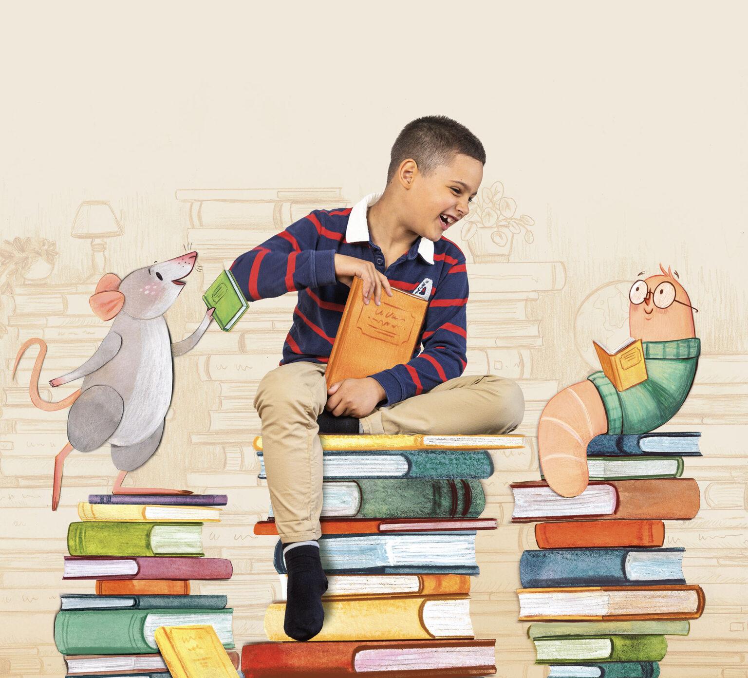 Dauerausstellung Bücherwurm und Leseratte