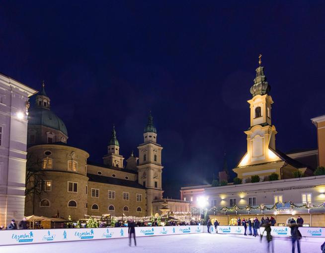 Eiszauber am Mozartplatz