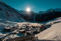 Fernerblick Apartments Hintertux Ausblick Winter Fernerblick Apartments Hintertux Ausblick Winter