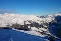 Skitour Grübelspitze, Blick Richtung Zillertal Skitour Grübelspitze, Blick Richtung Zillertal